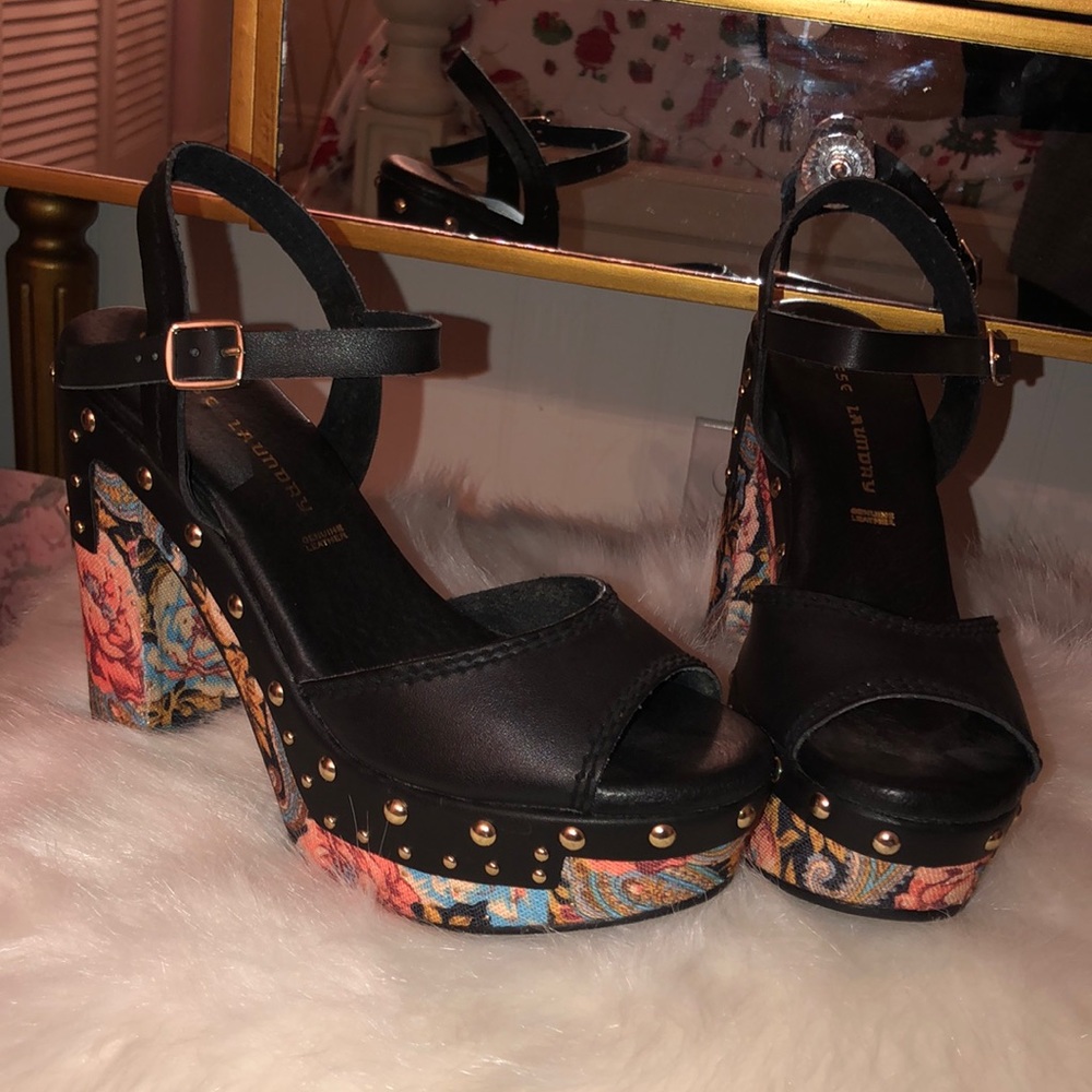 Chinese Laundry Genuine Leather platforms